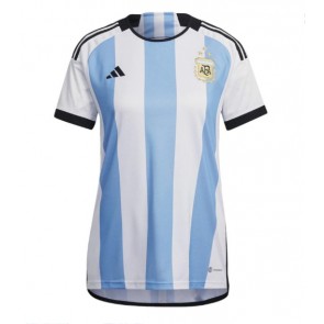Argentina Replica Home Stadium Shirt for Women World Cup 2022 Short Sleeve